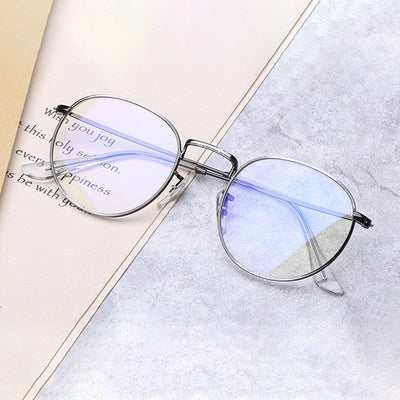 DIGUYAO Computer Anti Blue Glasses Blue Light Blocking Glasses Optical Eye Spectacle UV Blocking Gaming Filter Round Glasses