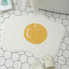 Kitchen Doormat Poached Egg Shape Floor Mats